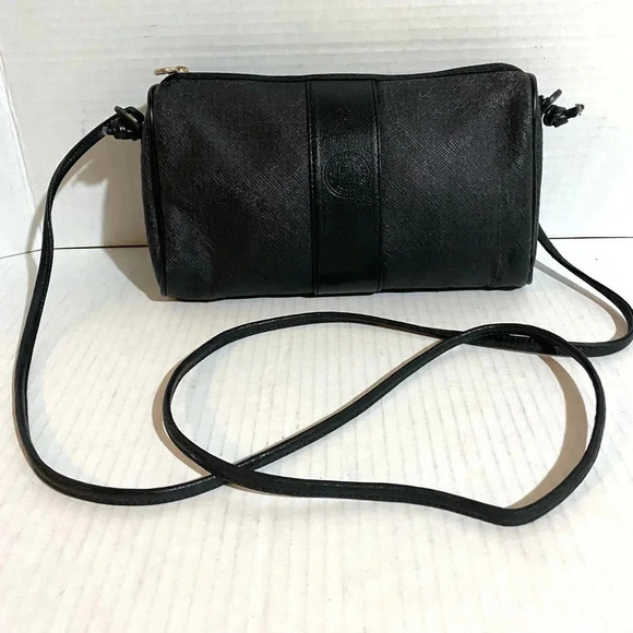 Fendi vintage black canvas distressed crossbody handbag - Picture 1 of 13